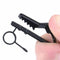 5 Pcs Ring Mini 7.5 mm Microphone Clip Holder Tie Clip Collar Clip Practica