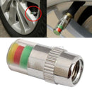 1x Car Auto Tire Pressure Monitor  2.4Bar Valve Stem Caps Sensor Indicator Alert
