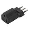 250V 10A Three Round Pin Extension Plug Embedded Plug Male to 5-15R Female