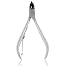 Stainless Steel Single Spring Screw Cuticle Tong for Nail Art Manicure Pedi