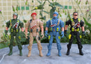 Military Playset Special Force Action Figures Kids Toys Plasti 9cm Soldier Men Z