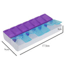 14 Slot Embroidery Diamonds Storage Box Clear Plastic Jewelry Organizer Case