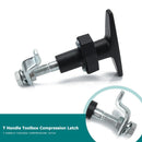Hand Operated T Handle Toolbox Compression Latch with 2 Keys for RV Caravan