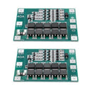 2PCS 4S 16.8V 18650 Lithium Battery Charger Protection Board PCB BMS 40A Mo