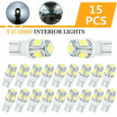 5050 T10 W5W CAR LED SIDE LIGHT BULBS XENON HID WHITE 5SMD CANBUS ERROR FREE 12V