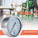 TS-Y60Z4-15psi Y60 Axial Dial Pressure Gauge 1/4NPT Thread Vacuum Manometer