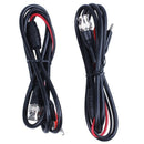 2pcs 100cm BNC Q9 Oscilloscope Measuring Leads Double Clip Alligator (Mini