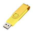 USB Mini Memory Stick 8GB USB 2.0 Memory Flash Drive OTG for Handy PC Yello