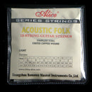 12pcs/Set Acoustic Guitar Strings Bright Tone Musical Instrument Accessory