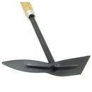 Wooden Handle Metal Hand Garden Tool Digging Hoe,black J3P8