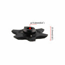 Red MB-FS002-R Motorcycle Anti-Collision Cup Body Protector Aluminum Alloy EEG