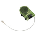 plastic Transparent band Retractable Wire Rope password Lock H3Y8