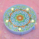 DIY LED Diamond Painting Mandala Embroidery Full Special Shaped Drill Light