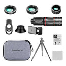 28X Clip-On Universal Telescope Telephoto Camera Phone Lens Kit with Tripod