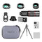28X Clip-On Universal Telescope Telephoto Camera Phone Lens Kit with Tripod