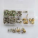 134X Car A/C Refrigeration Valve Stem Cores and Red Remover Tools R134A R12