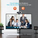 1080P HD Webcam with Noise Canceling Microphone Streaming Camera,Plug and Play