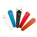 1PCS Black Leather Hair Scissor Pouch Single Piece Scissor Holder Bag in Co