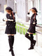 Womens Black Tinted Sheer False High  Stockings Pantyhose Tights`US
