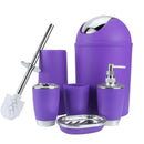 6 In 1 Bathroom Toothbrush Holder Hand Sanitizer Bottle Soap Holder Toilet