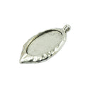 10Pcs 22x29mm Blank Fruit Bezel Tray Base for DIY Cabochon Necklace Pendant
