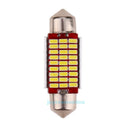 36mm 27SMD DC 12V Auto Car Interior White LED Light Decoding Reading Lamp Bulbs
