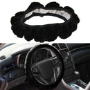 Security Stretch Winter Plush Soft Universal Steering Wheel Cover Car
