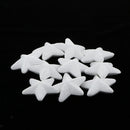 10x Party Star Polystyrene Foam Oraments DIY Decors Christmas Hanging Props