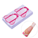 100Pcs Nail Art Tips Extension Forms Guide French Diy Tool Acrylic Uv Gel OZ