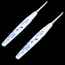 9Pcs 2-6mm Crochet Hooks Kit Scarf Knitting Needle Sweater Weave Craft Gift