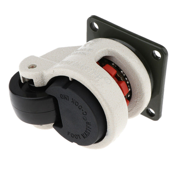 Foot Master Nylon Alloy Wheel Low Profile Leveling Caster Low Noise