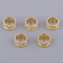 5pcs Necklace Bracelets Tube Bead Anklets Making Accessory Loose Spacer Bead