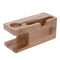 Wooden Mobile Phone Charger Holder Smart Watch Desktop Charging Stand Base Gi
