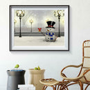 5D DIY Full Drill Diamond Painting Snowman Cross Stitch Mosaic Kits Decor