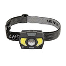Portable LED Head Lamp USB Rechargeable Outdoor Camp Fishing Flashlight (A) A