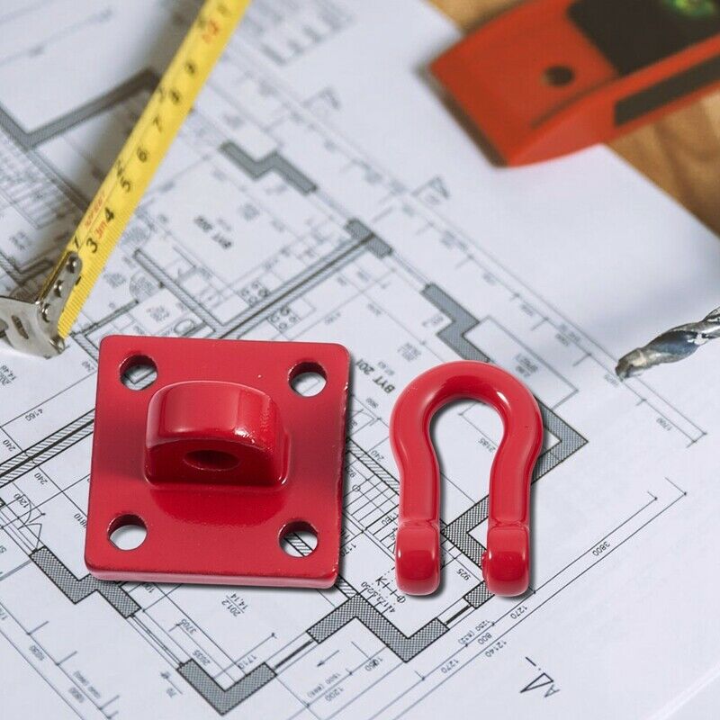 1 Pair Trailer Hook 1: 10 Scale Accessory For RC Crawler SCX-10 Truck F5A9