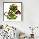 Cartoon Dragon DIY 5D Diamond Painting Embroidery Cross Crafts Stitch Kits
