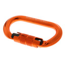 2x Oval  Mountaineering Carabiner W/Hook Lock Outdoor Safety Buckle Climbing