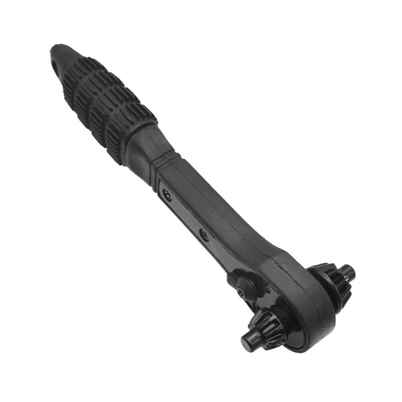 2 in 1 Drill Chuck Key Wrench Multifunction Hand Drill Ratchet Spanner Tool A