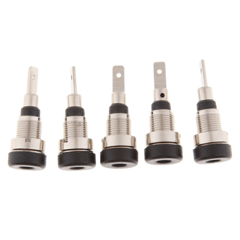 25Pcs 2mm Banana Plugs Female Jack Socket Plug Wire Connector
