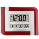 Large Number Display LED Electronic Wall Clock Snooze Table Clock Mute Brac