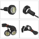 2x White DC 12V 5W Eagle Eye LED Daytime Running DRL Backup Light Car Auto L Gw
