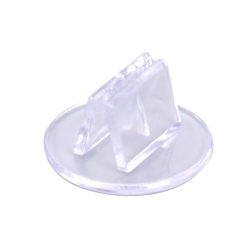 10 Pcs Plastic Cards Stand Unique Transparent Props for Paper Board Games CarME