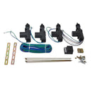 12V Universal Car Doors Central Lock Kit with Actuator Four Door Single Con