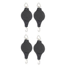 4X RETRACTABLE PLANT PULLEY HANGING BASKET PULL DOWN HANGER BASKETS POTS HOLDERS