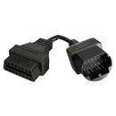 17 Pin to 16 Pin Female OBDII Car Diagnostic Connector Adapter Cabl- OZ