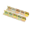 10 Pcs 25x25x16mm 90 Degree Metal Right Angle Bracket Shelf Support Popular BX