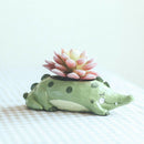 2 Pieces Cute Animal Shaped Cartoon Home Decoration Succulent Vase Flower Pots