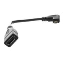 90 Degree micro- HDMI Right Direction Male to HDMI Female Adapter Cable, Le