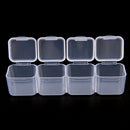 28-Slots Adjustable Storage Nail art Box Plastic Case Organizer Jewelry Bea -Q